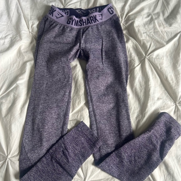 Women’s Gymshark Flex Leggings Rich Purple Marl XS - Picture 1 of 5